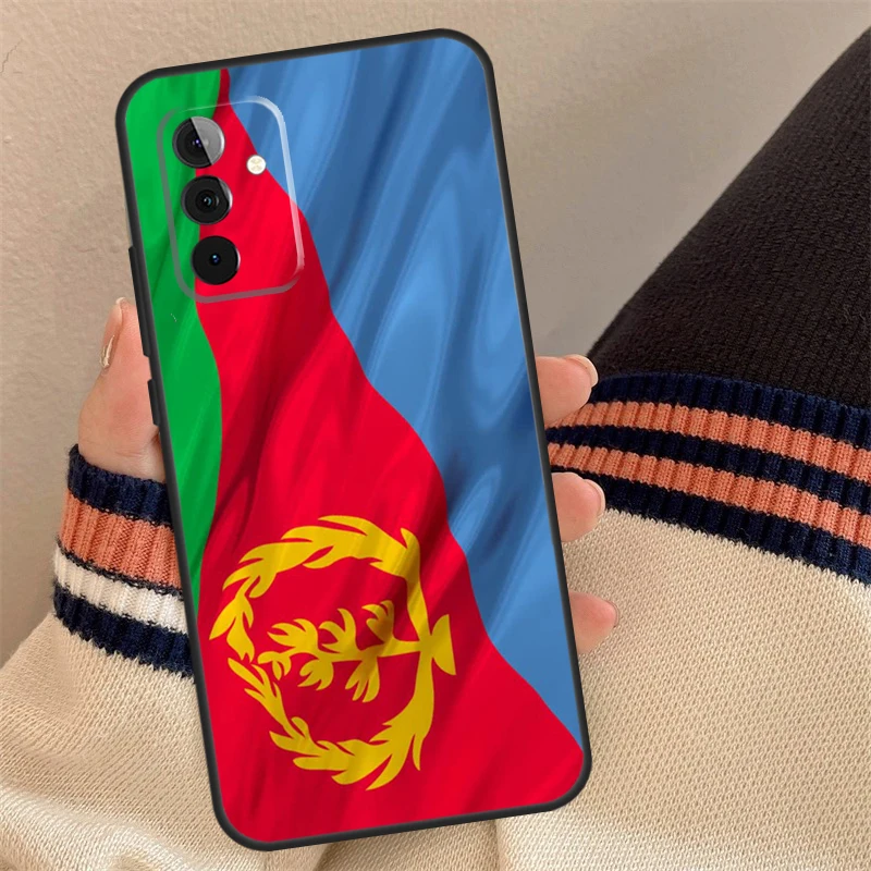 Eritrea Flag Cover For Samsung Galaxy A12 A13 A14 A54 A53 A52 A34 A33 A32 A24 A23 A22 A51 A71 Phone Case