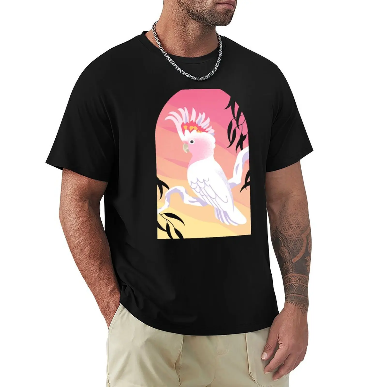 Major Mitchell Cockatoo T-Shirt Plus Size Loose Fit T-Shirt