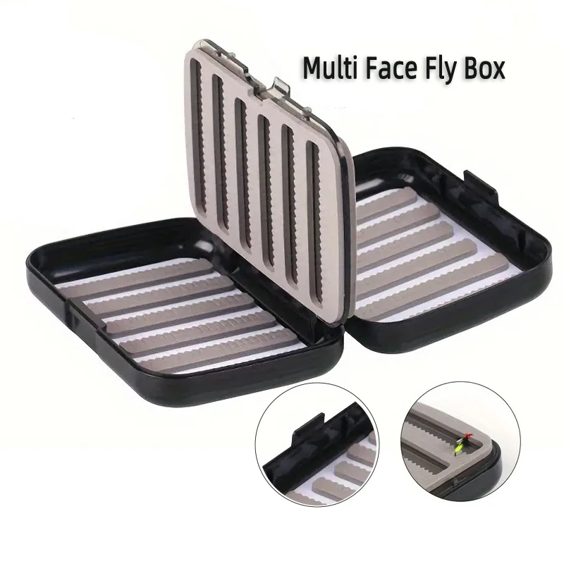 Wifreo Fly Fishing Flies Box Waterproof Trout Bass Nymph Flies Collect Box Fishing Tackle Hook Storage Tackle
