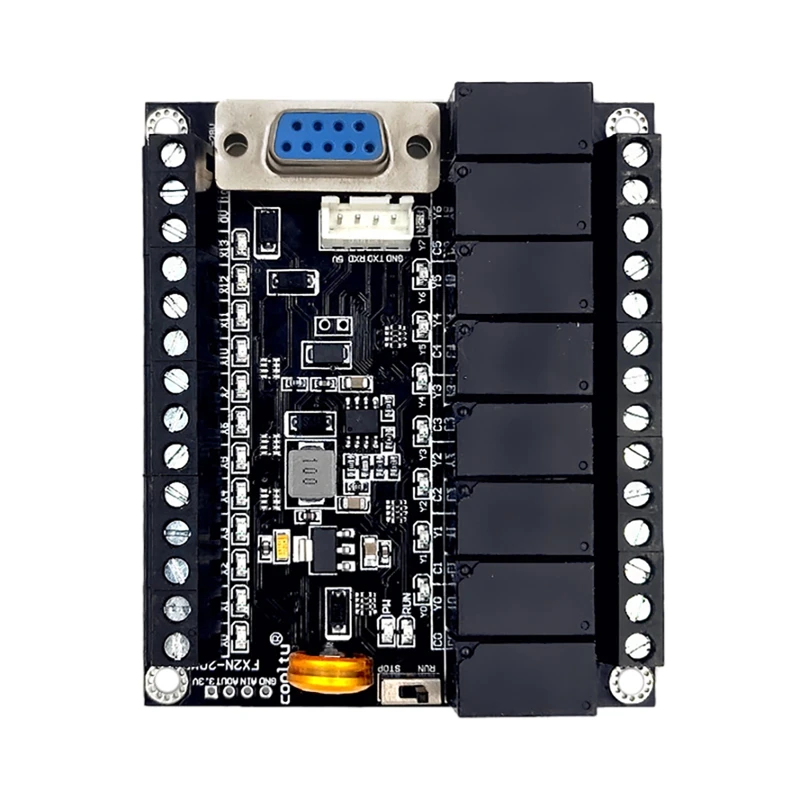 

PLC Industrial Control Board FX1N-20MR Relay Module Delay Module