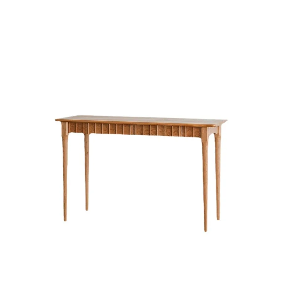 

Ouler Jimei dining table Nordic all-solid wood dining table and chair combination Modern simple Japanese household small