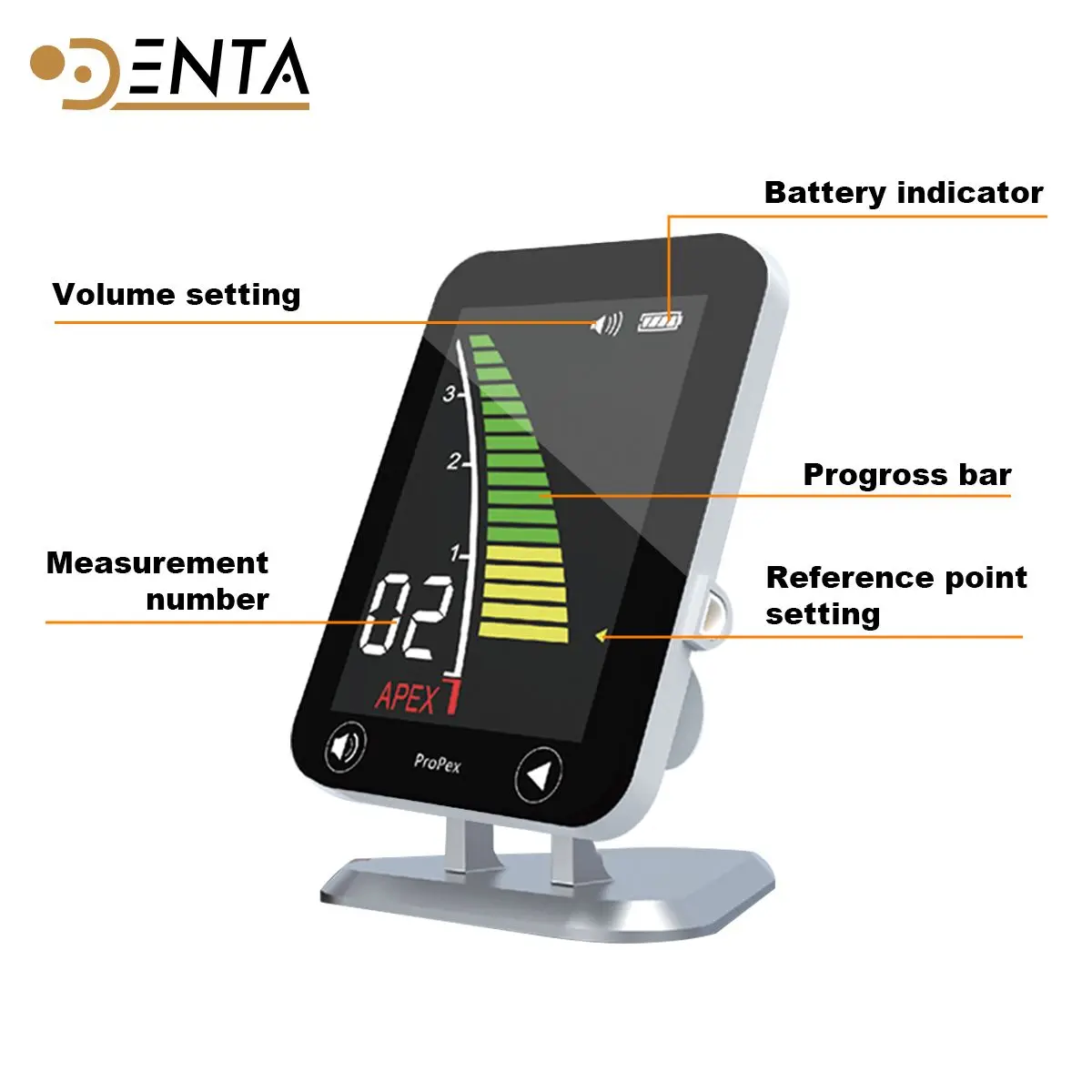 Dental Electronic Apex Locator Endodontics Root Canal Meter 4.5 Inch LCD Measuring Instruments Dentistry Measurement Equipments