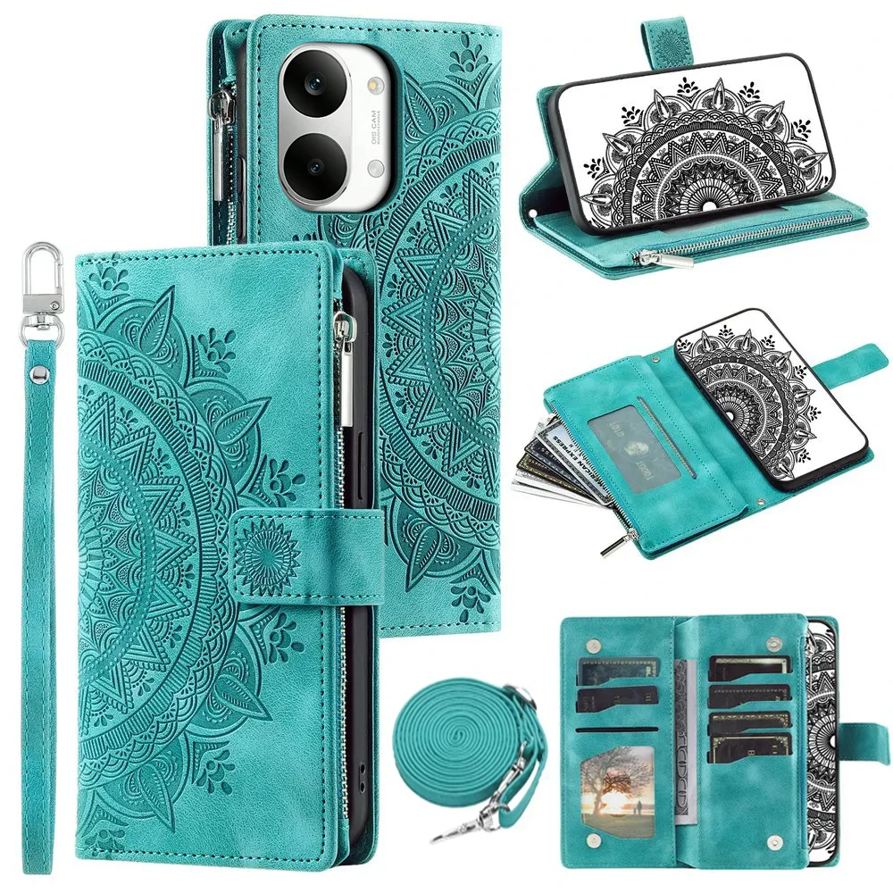 

Zipper Leather Mulit Card Wallet Funda for Xiaomi Poco X8 Pro Max Case Crossbody Bag Book Capa Mi PocoX8ProMax X 8 8X Flip Cover