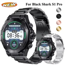 22mm Watch Bracelet Strap For Black Shark S1 Pro Smartwatch Stainless Steel Band For Black Shark S1 Pro Metal Correa Wristband