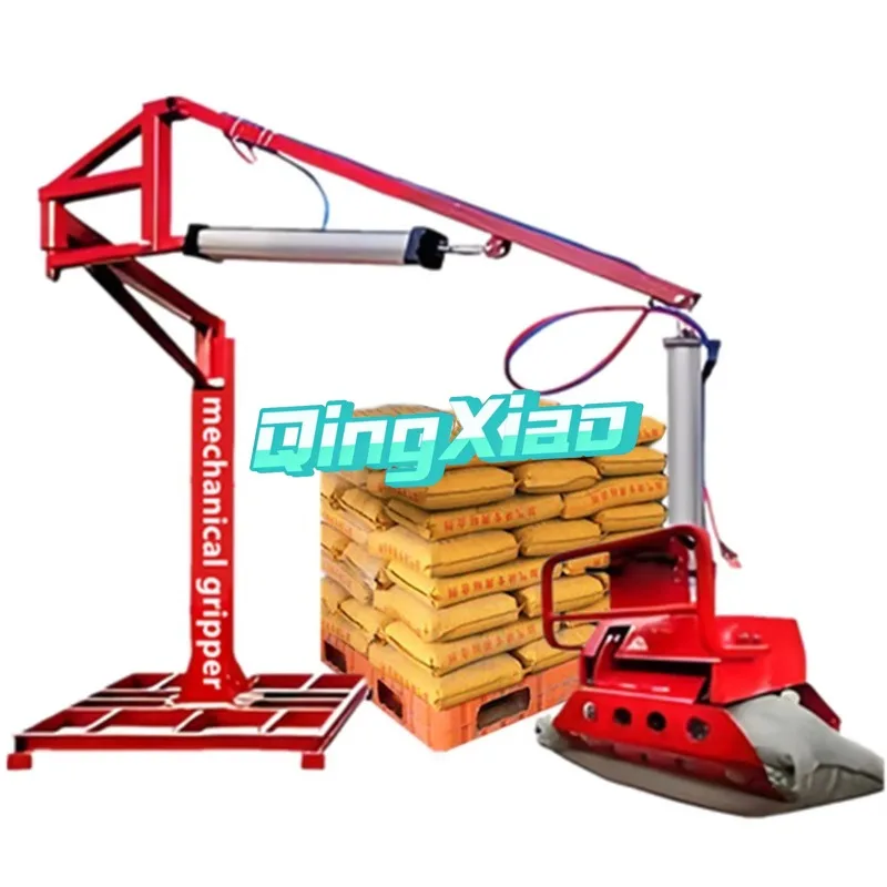 Pneumatic Mechanical Gripper  Power Cement  Fertilizer Bag Grab Machine For  Warehouse  Factory CE Certified Customized  Durable