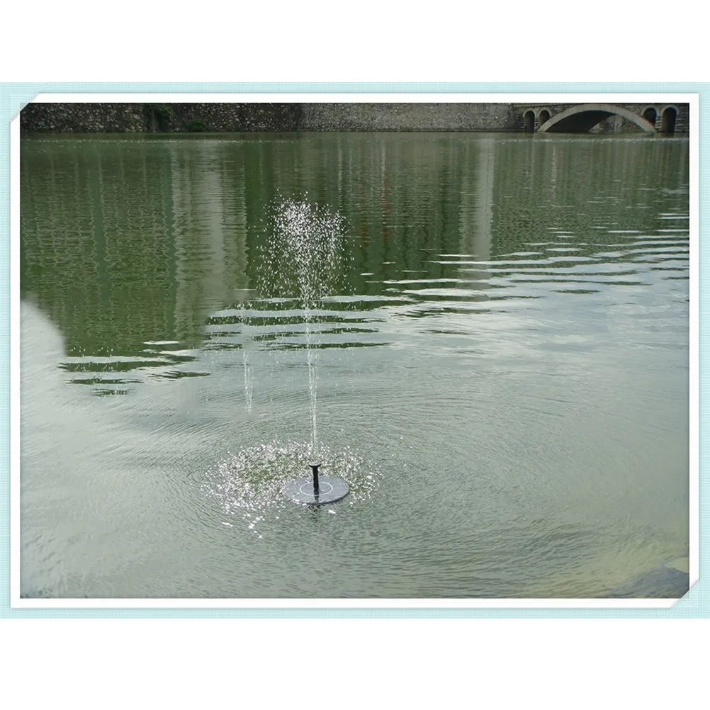 

1Set Solar Powered Fountain Pump Automatic Floating Water Fountain for Outdoor Garden Decor Small Pond Pool Oxygen Circulation