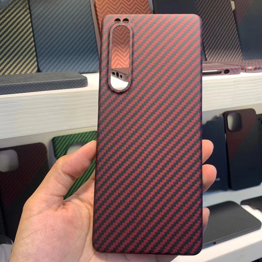 

New Real Aramid Fiber Ly Carbon Fiber Phone For Sony XPeria 1 Iii Armor Material XPeria 1 Iii Phone Hard CASE Cover