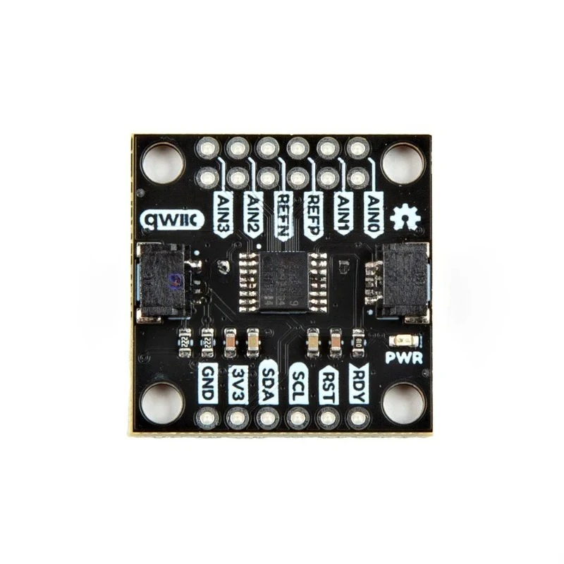 ADS1219 24 Bit High Precision ADC Sampling Module 4 Channel I2C Interface Delta-Sigma AD Converter Board