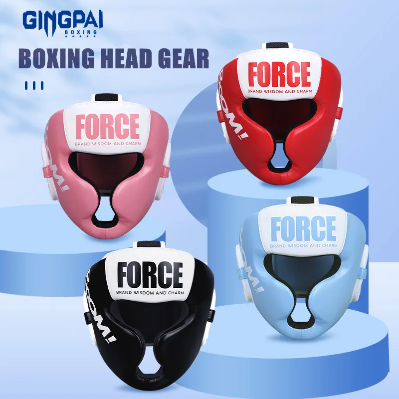 Boxing MMA Safety Helmet Head Gear Protectors Adult Child Training Headgear Muay Thai Kickboxing Full-covered Helmets Men Women