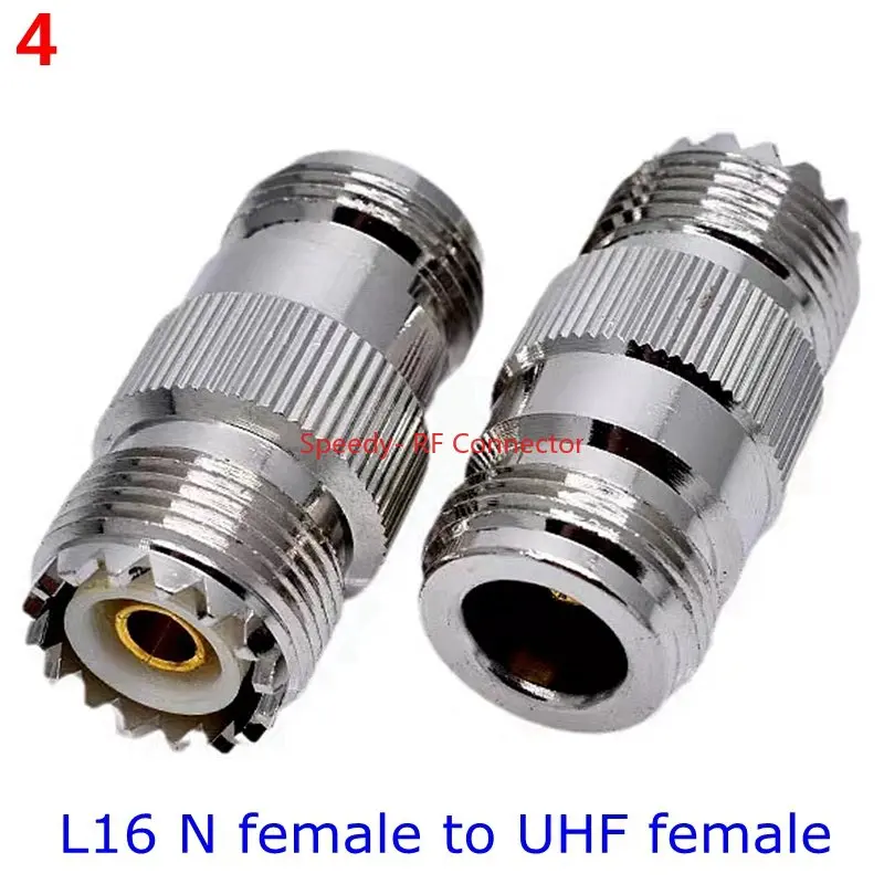 1Pcs SL16 UHF SO239 UHF to BNC N type SMA male female Connector UHF to UHF Right Angle Adapter RF Fast Delivery Copper Brass