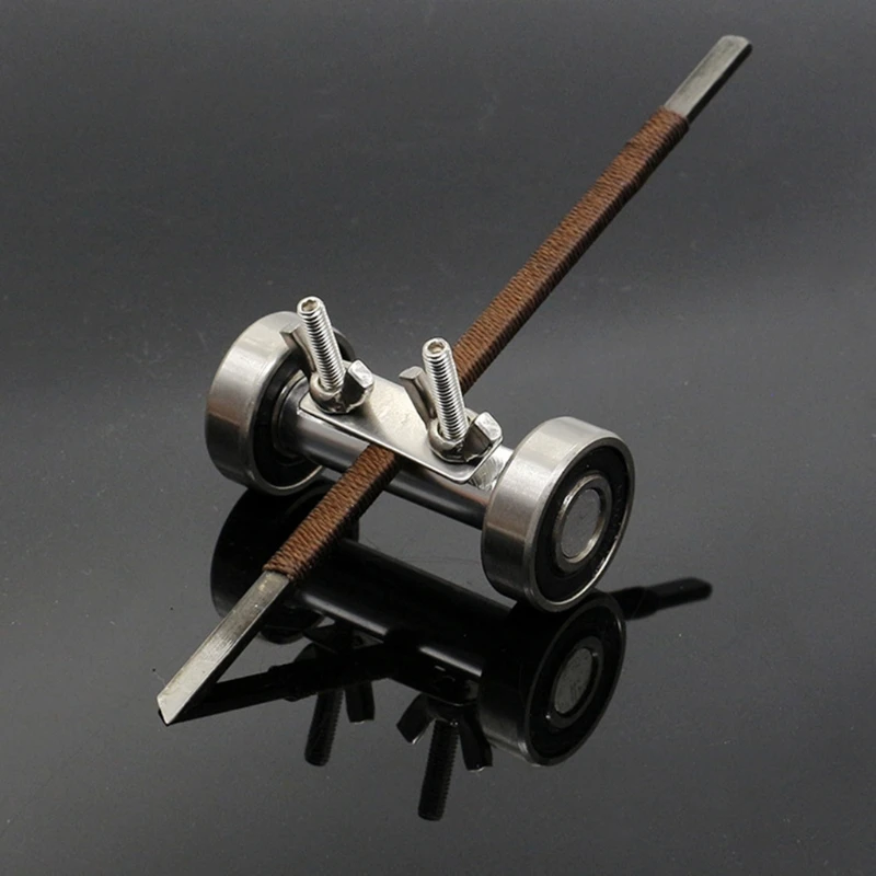 Side Clamp Fixed Sharpener Guide Tool Aluminum Carving Knife Tool Holder Drosphip