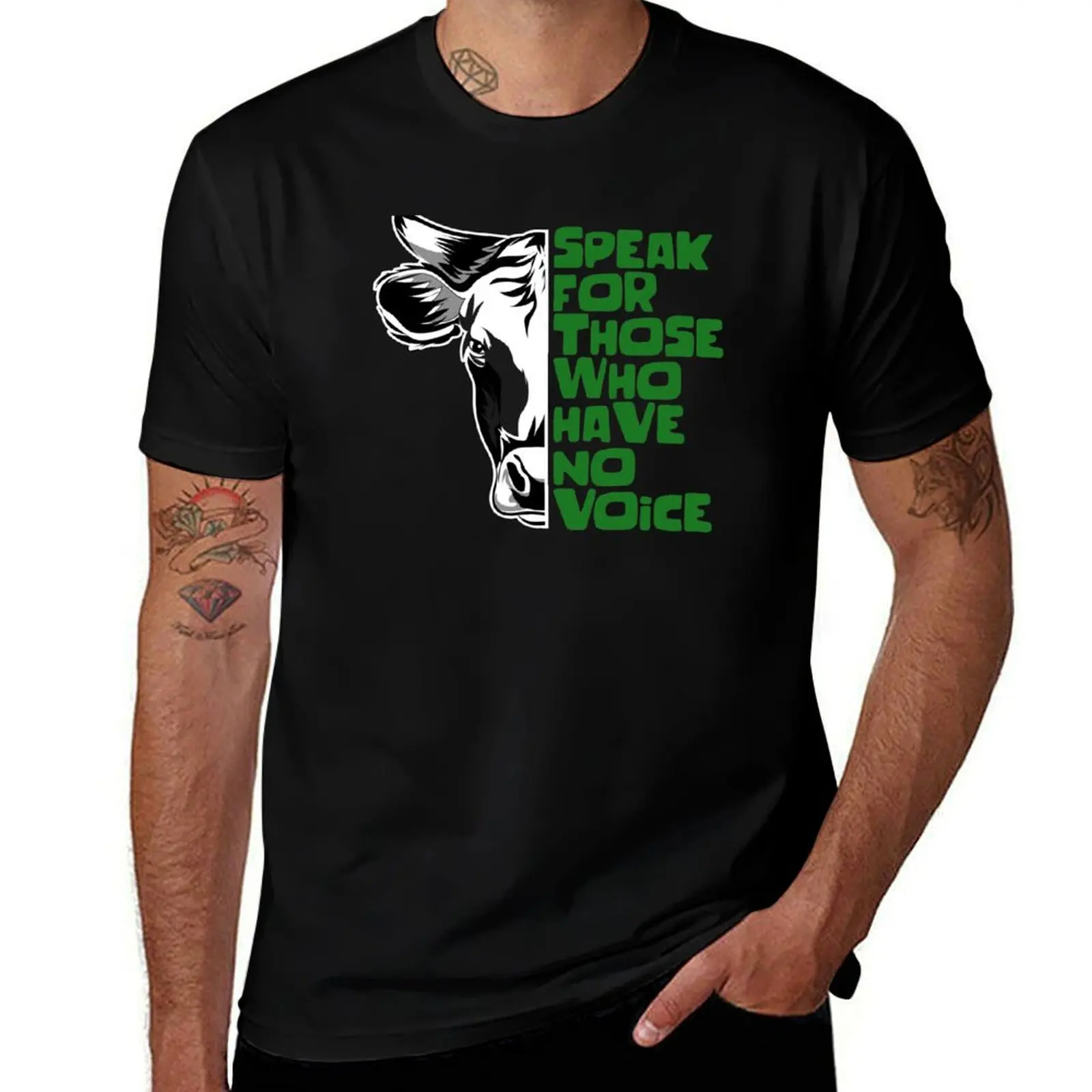 Animal Rights / Vegan Quote : Cow Face T-Shirt man t shirt graphic T-Shirt