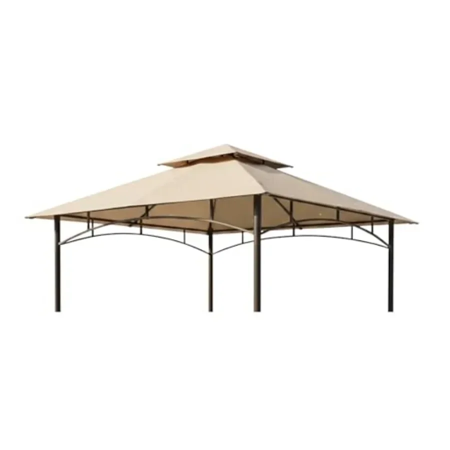 Reinforced RipLock 350 Replacement  Top Cover for ABC 8' x 8' Gazebo Models GHG-0909DP-NT GHG-0808DP in Navy Blue with UV Prote