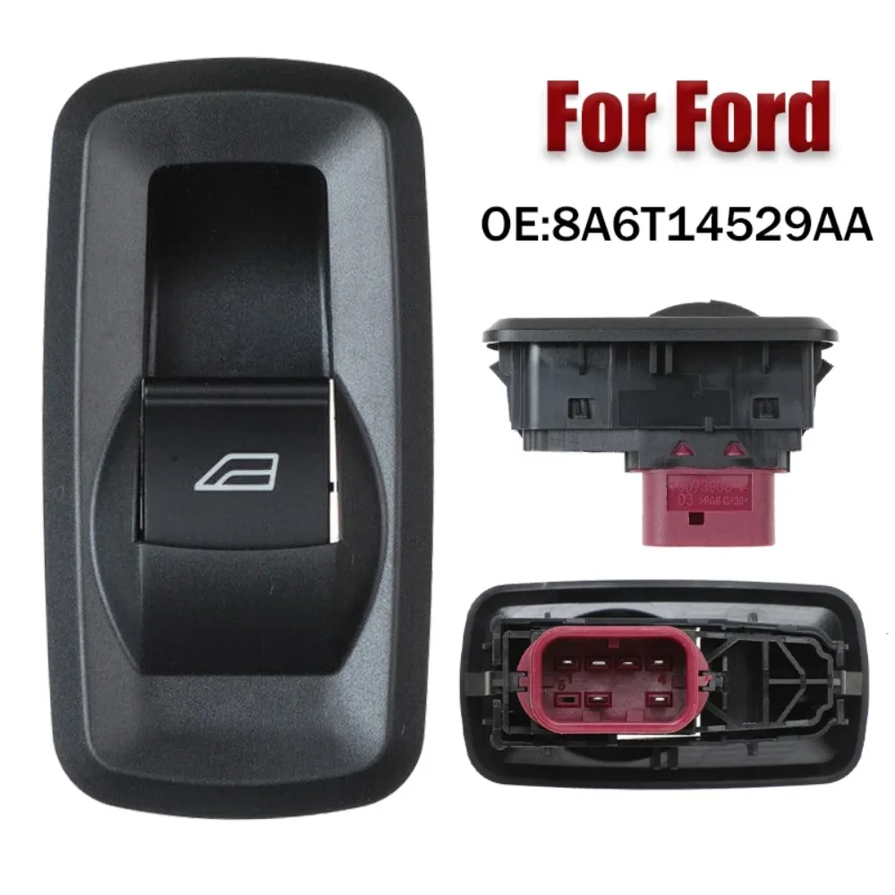 

Переключатель управления стеклоподъемником 8A6T14529AA 8A6T-14529-AA для Ford Fiesta VI 1.25 1.4 1.6 автомобильные аксессуары 2008 2009 2010-2013