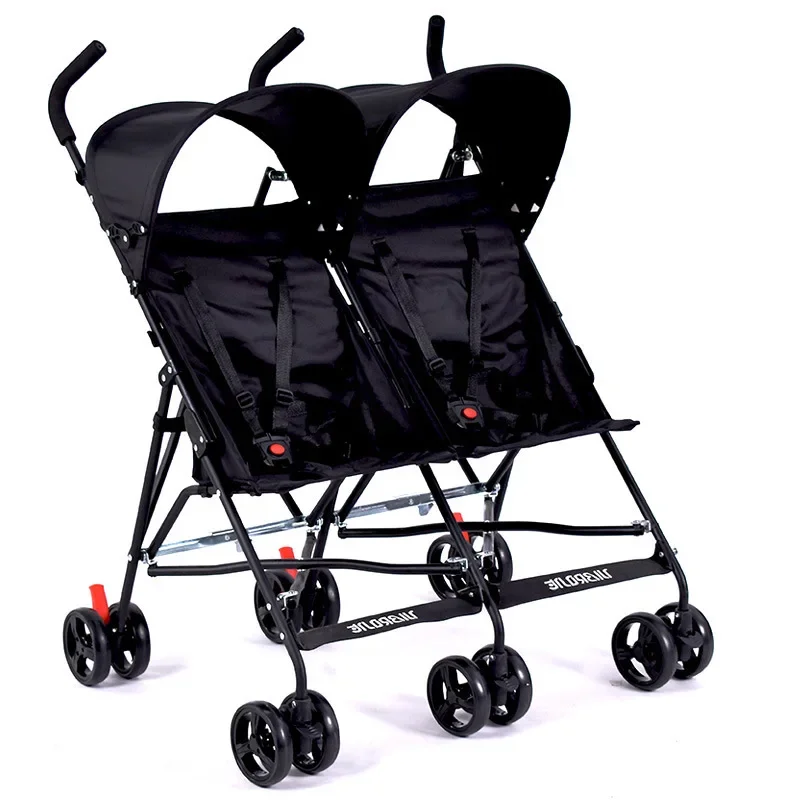 

Travel Portable Double Stroller For Twins Folding Umbrella Baby Cart Strollers Twins Umbrella Stroller