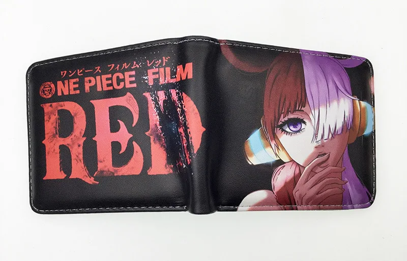 One Piece Anime Figures Luffy Zoro Foldable Wallet Women Men Card Clip Bag Children Cartoons Cosplay PU Coin Purse Birthday Gift