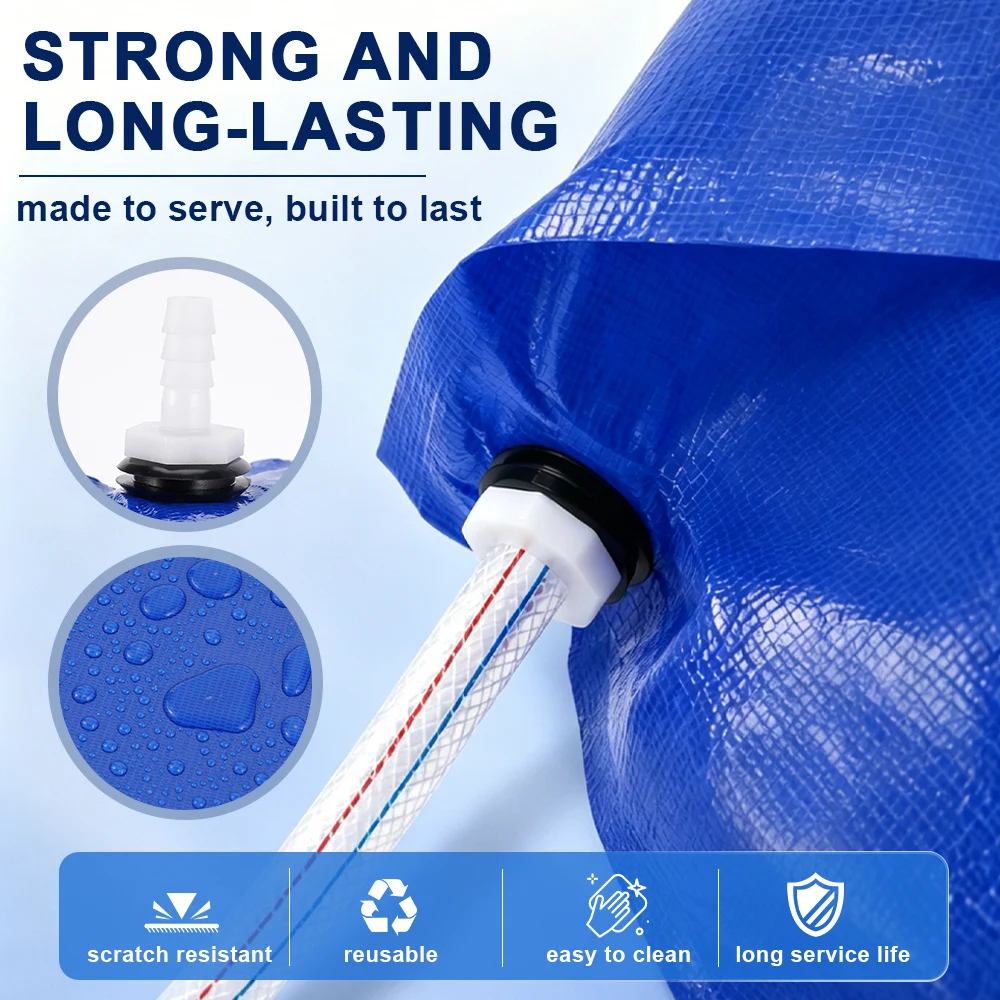 Air Conditioner Cleaning Bag With Drain Pipe 95-150cm Waterproof Anti Splash Washing Kit For 1-2P Split Wall Mount Aircon
