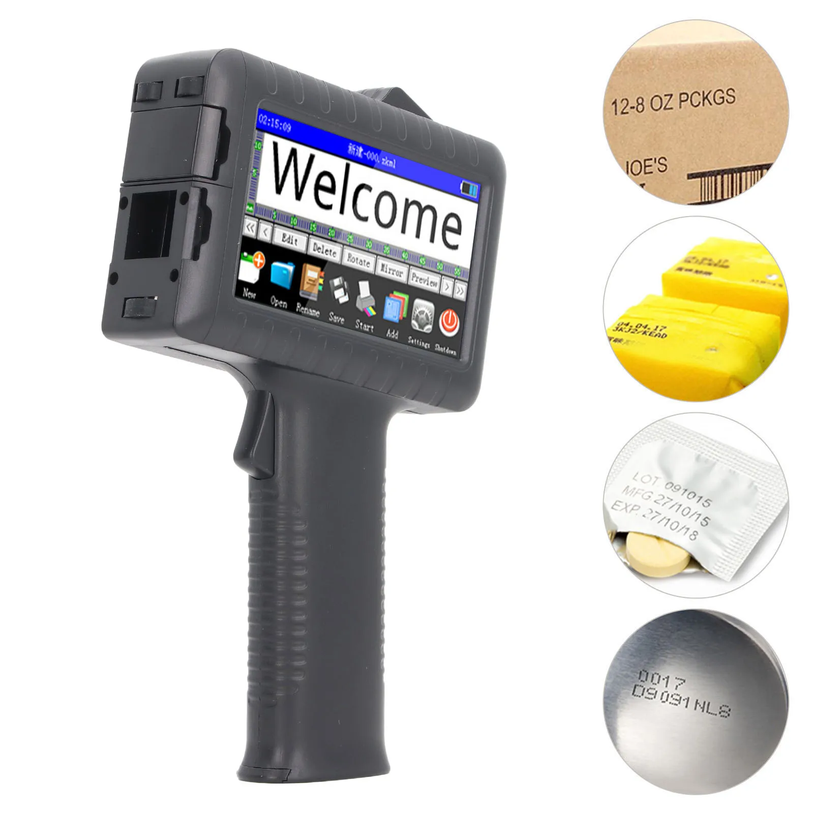 KD481 N طابعة نافثة للحبر المحمولة HD LED دعم متعدد اللغات المحمولة طابعة شعار صغيرة طابعة نافثة للحبر المحمولة #1