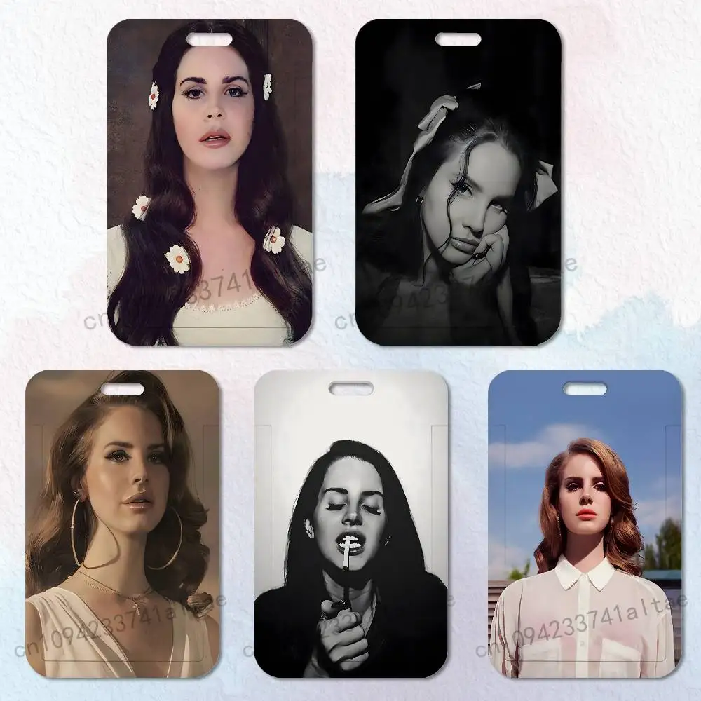 

L-Lana D-Del R-Rey Paradise Card Holder Lanyard Camera Neck Strap Credit Card Case ID Badge Credentials Protection