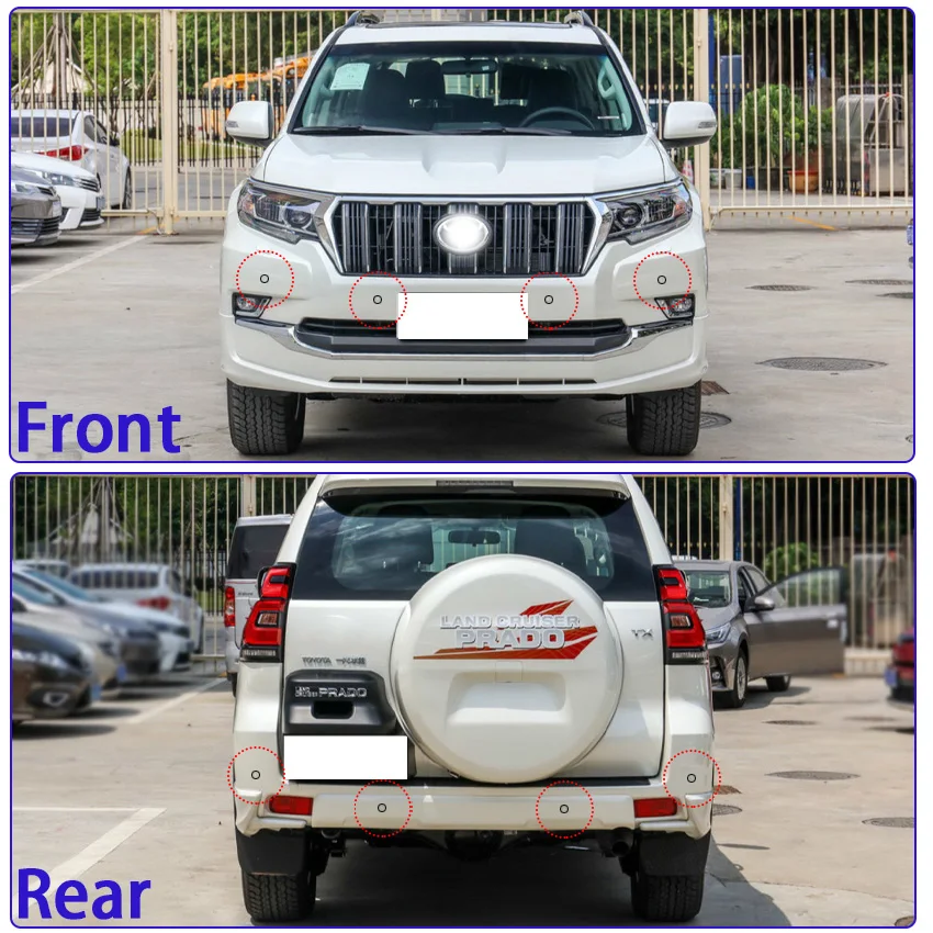 New! Original Sensors Car Parking Sensor Assistance Backup Radar Buzzer System For Toyota Land Cruiser Prado 2015-2025