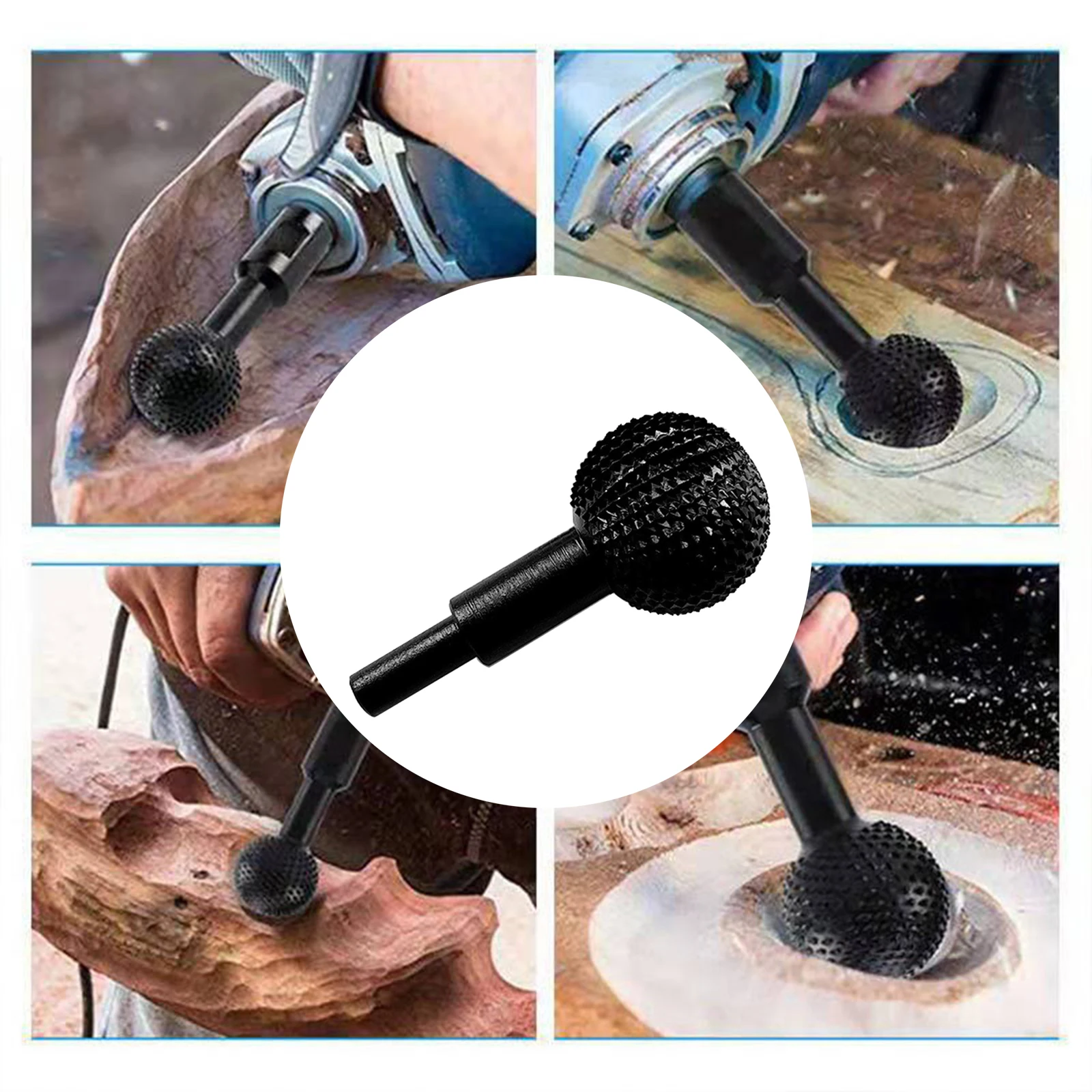 Ball Head Rotary Burr for Jewelry Making Polishing Shaping Carving Stone Rotary Tool Accessories DIY Craft Grinding Head