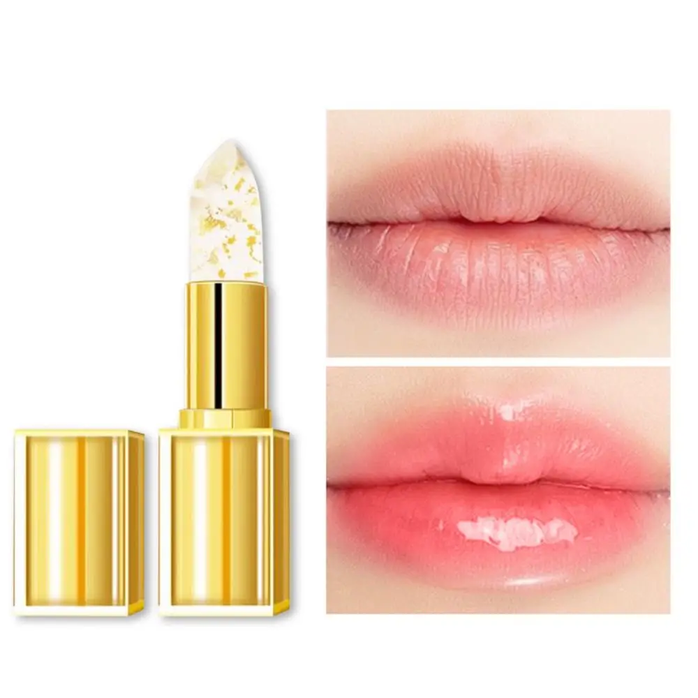 

Moisturizing Color Changing Lipstick Anti Drying Waterproof Jelly Flower Lipstick Non-stick Cup Remove Dead Skin