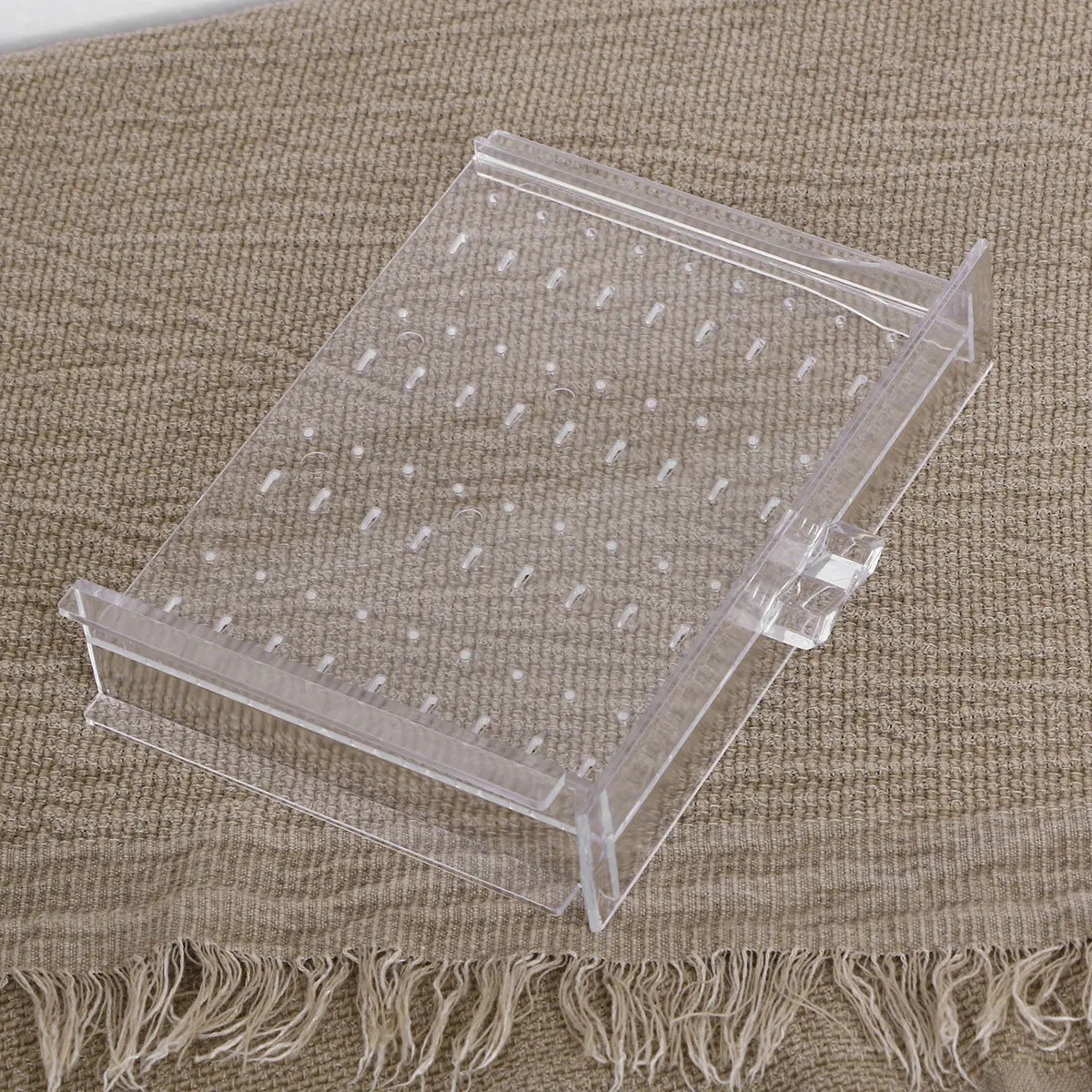 

Ear Rings Storage Box Acrylic Transparent Display Organizer For Earrings Parts Crafts Supplies Cling Film Inner Container