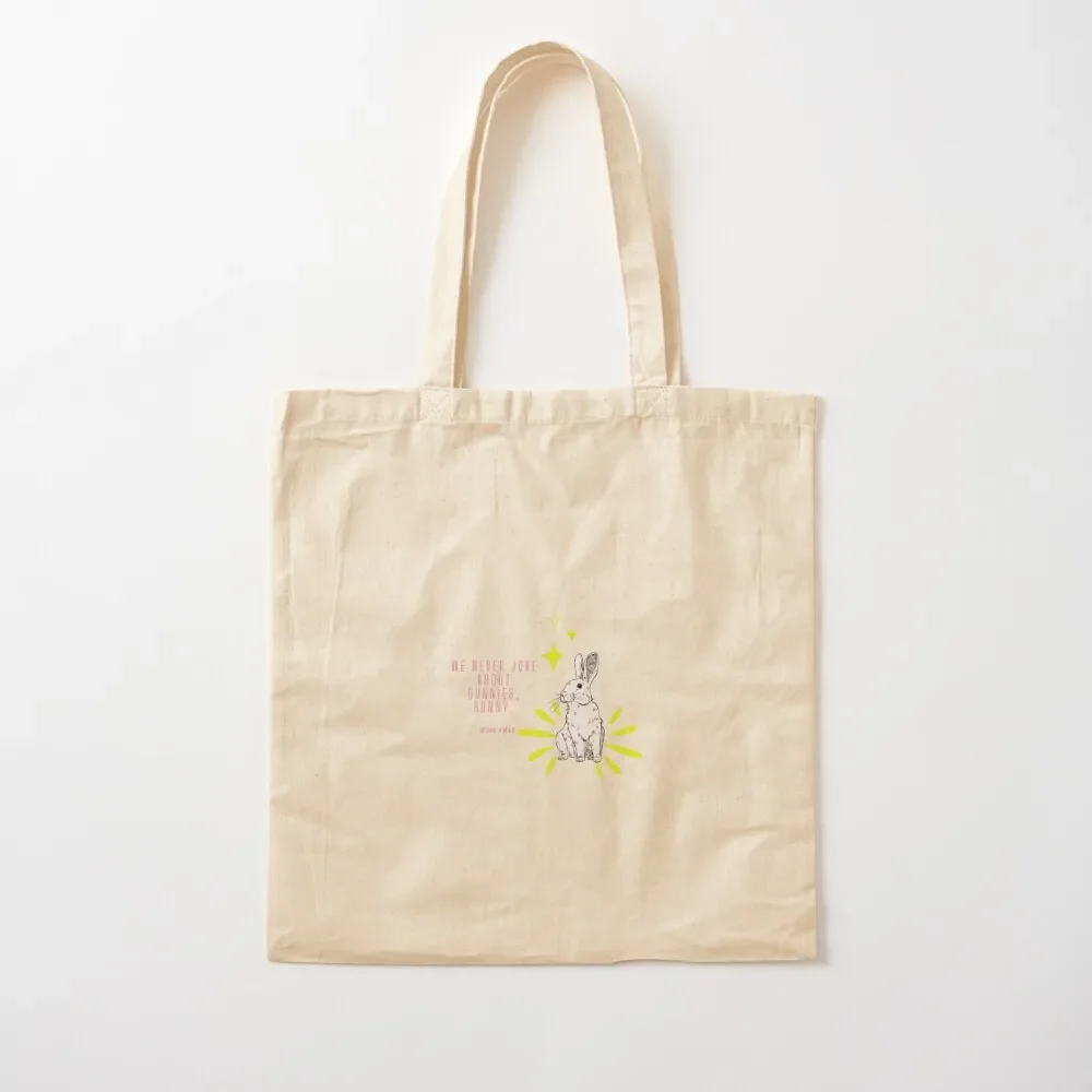 

we never joke about bunnies Tote Bag shopping trolley bag shopping bag large size bags