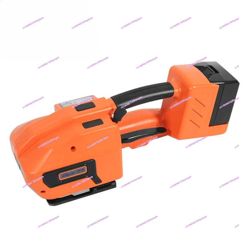 

Portable automatic PP with PET plastic steel strapping hot melt, electric baler