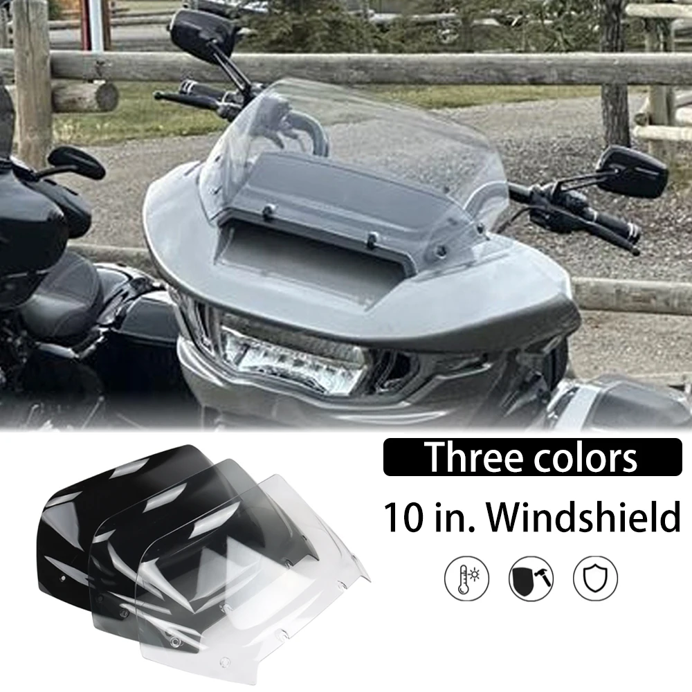 Nowe 10-calowe akcesoria do szyb motocyklowych Owiewka do Harley 2023 2024 TOURING CVO 121 117 Road Glide ST FLTRXSE