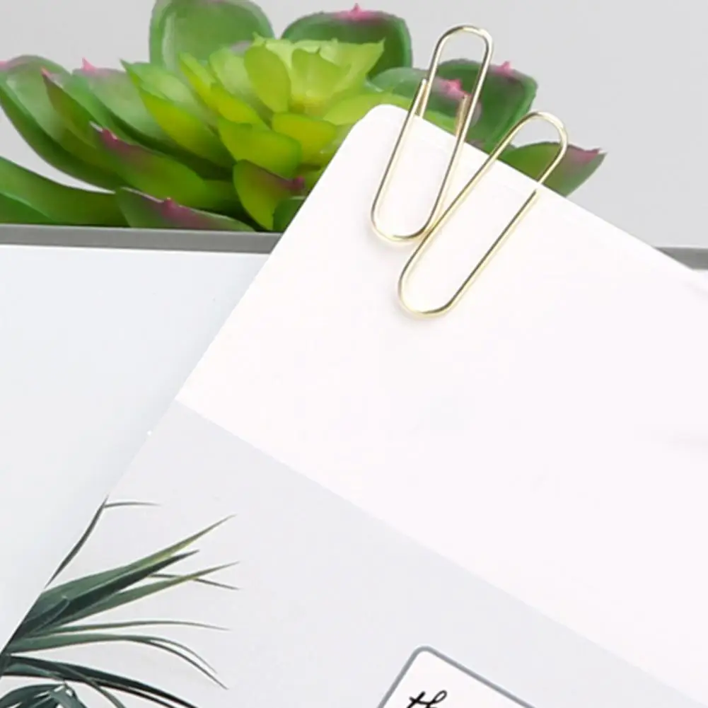 دائم المغناطيسي ورقة حامل Clip ، أنيق منظم سطح المكتب مستديرة مع 100 مقاطع لتخزين اللوازم المكتبية