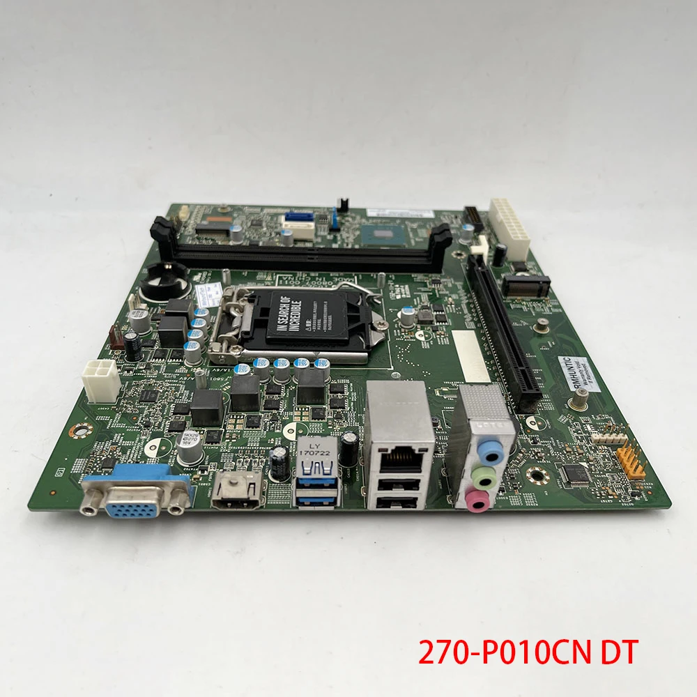 

For HP 270-P010CN DT 906148-601 WIN 355.08001 0001 1151 Card Desktop Motherboard Fast Ship High Quality