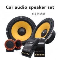 6.5 Inch High Quality Two Way Car Speakers Kit 12V Universal Car 60W High Power Stereo Modification Car Front Door Speaker Kit