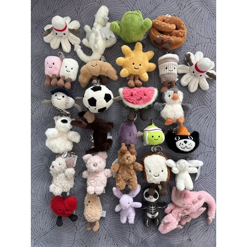 

2026 New Golf Plush Keychain, Cherry Keychain, Jellyfish Plush Toy, Sky Dragon, Plush Little Elephant Marshmallow JC