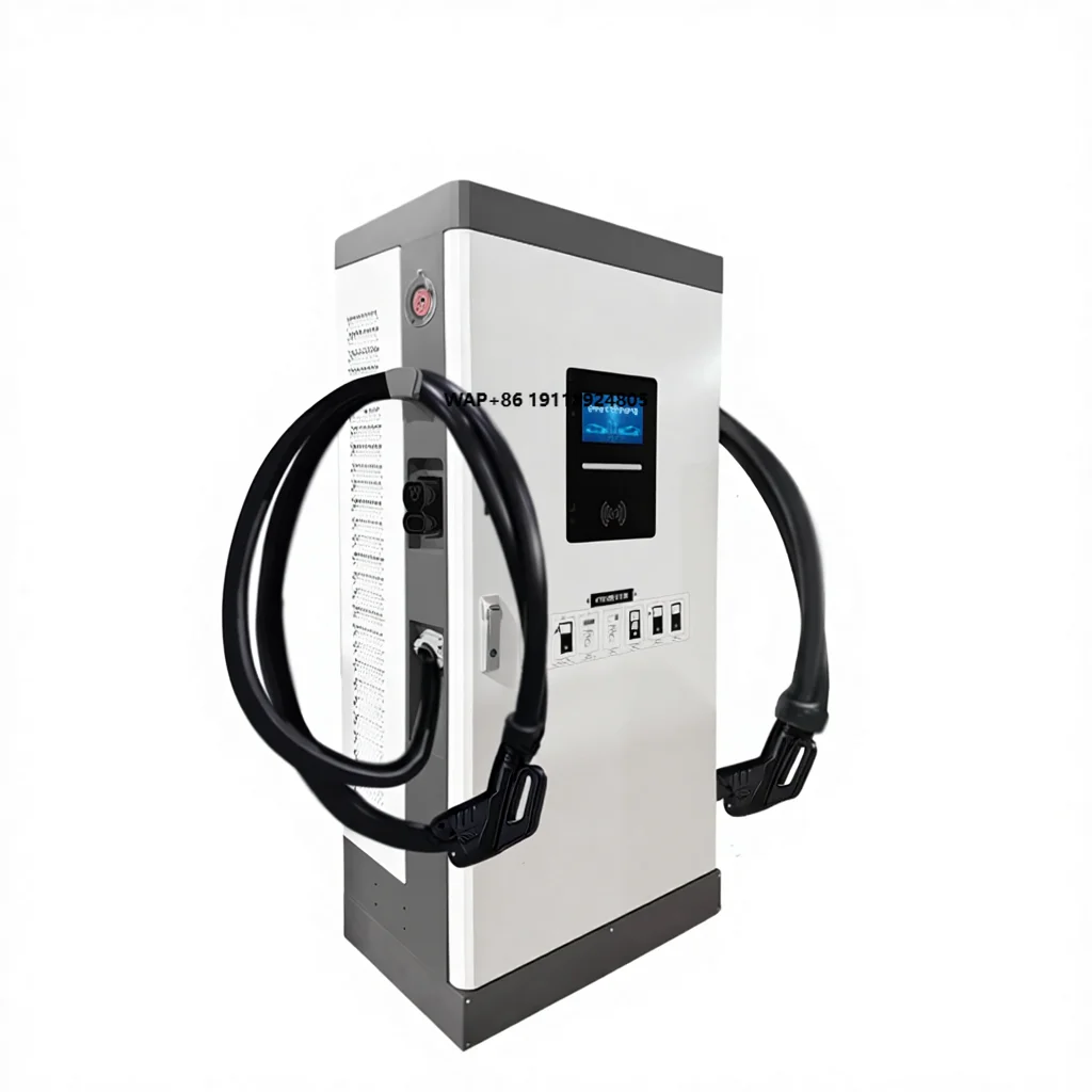 New Condition Three-Cabin Floor-Mounted High DC 60/80/120kW CE-Certified Charging Piles OCPP1.6J Commercial-Use 380V Input