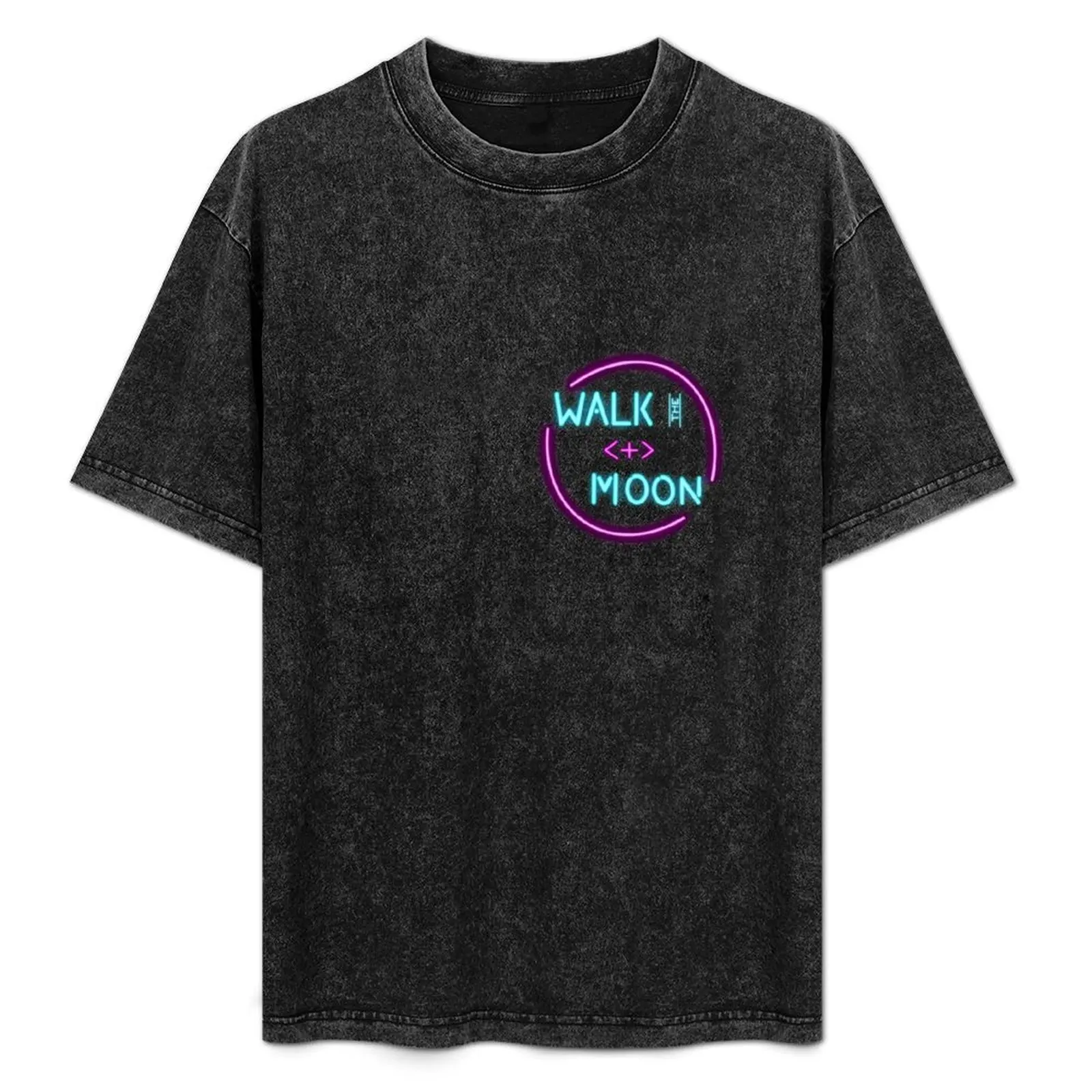 

Neon WALK THE MOON T-Shirt luxury designer graphic tee shirt plus size men clothing