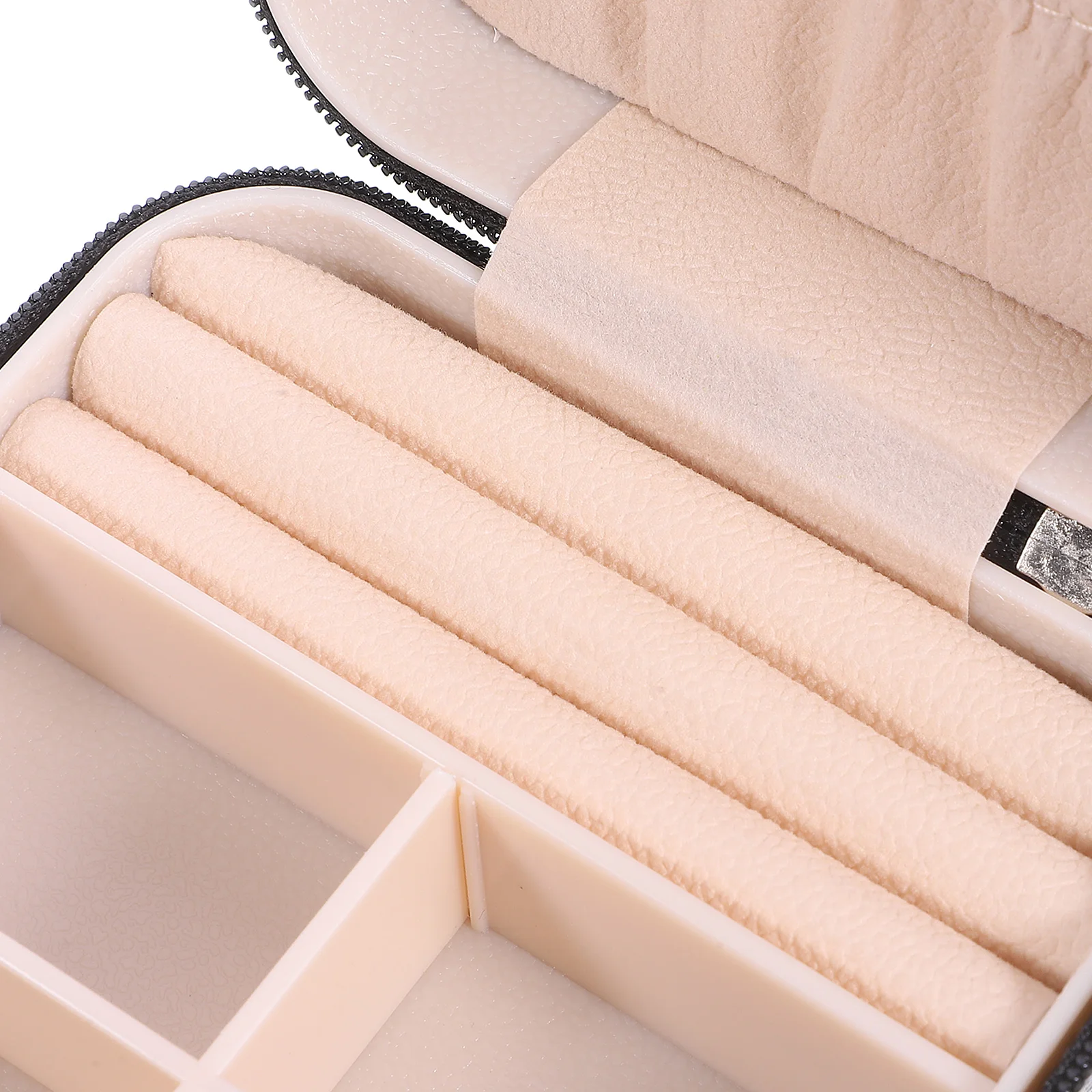 

Compact Jewelry Box Organizer For Earrings Necklaces Bracelets Brooches Portable Storage Case Travel Holder Lightweight Durable