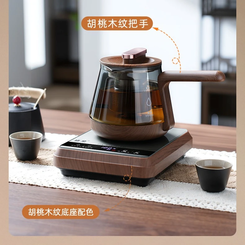 Teapot pure titanium bottom water kettle glass electric tea stove health pot  portable kettle