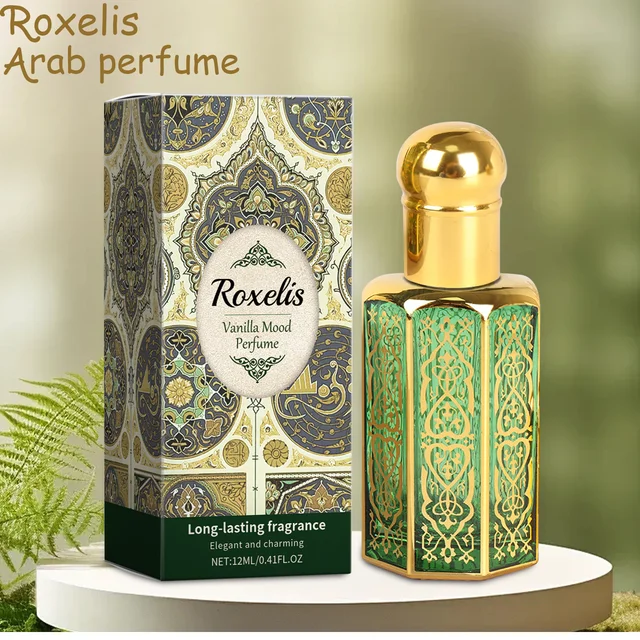 Roxelis Arab Perfume, Vanilla Fragrance, Elegant, Mild, Lasting, Charming, Portable Perfume 1