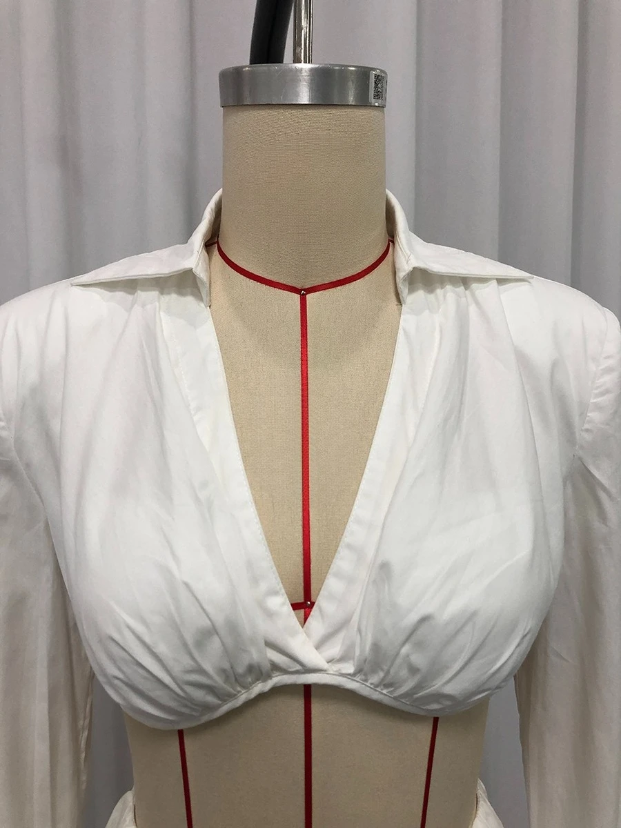 VGH-Conjunto de dos piezas adelgazante para mujer, minivestido Sexy de manga larga con cuello de pico, falda de cintura alta, conjunto de temperamento, moda femenina, nuevo