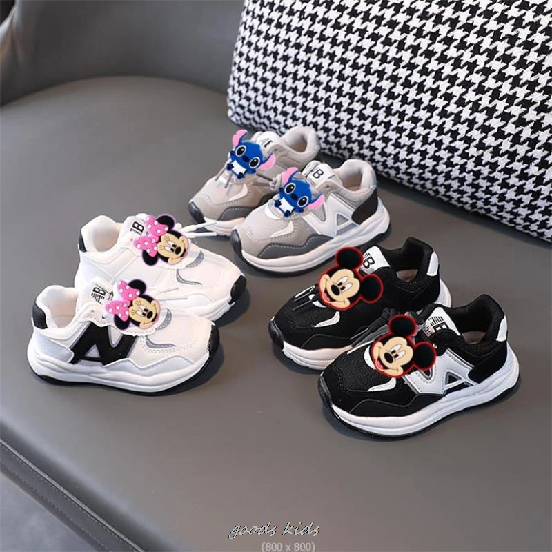 Hot Mickey Minnie Sneakers Baby Shoes Soft Sole Children\'s Shoe for Girl Walking Shoes Boys Board Shoes Girls Shoes Kid Shoes