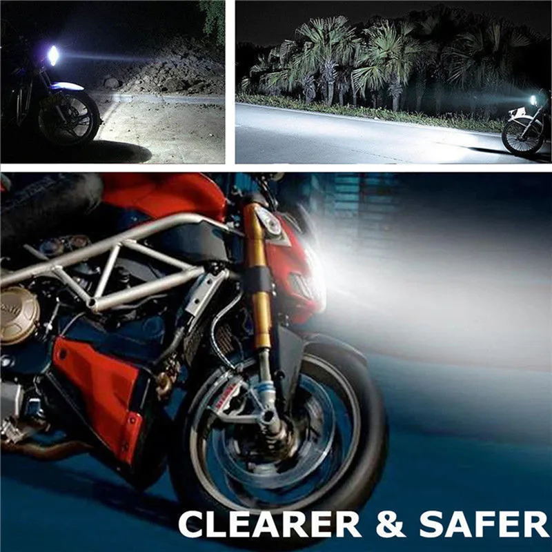 1 pc H4 18W 6500K LED Light Super Bright White Head Car Light Lamp Bulb 67.4 x 47.3mm