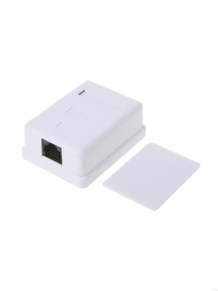 

R53C Прочный Cat5e RJ45 8P8C HM-HB01 Модель UTP Неэкранированный однопортовый разъем для настольного крепления Настенная муфта Адаптер для разъема