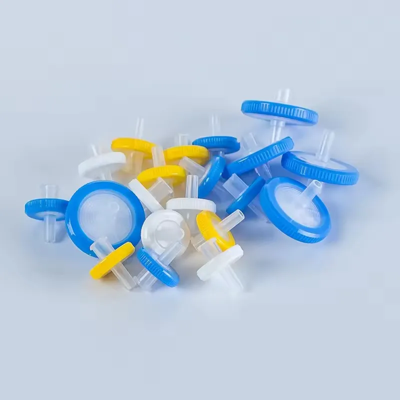 100pcs/lot Laboratory Filter Mobile Phase Sample 0.22um PVDF Nylon Membrane 13mm HPLC Syringe Filter