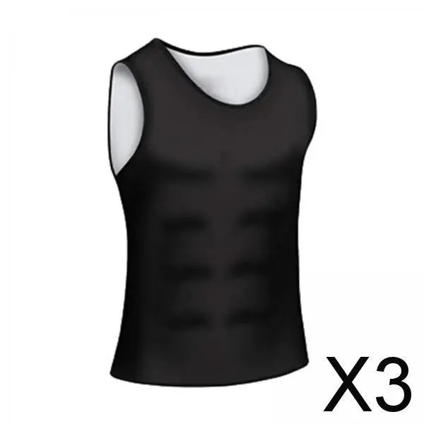 

Неопреновый мужской жилет для сауны, формирователь тела, компрессионная рубашка, жилет для похудения, жилет для тренажерного зала и упражнений