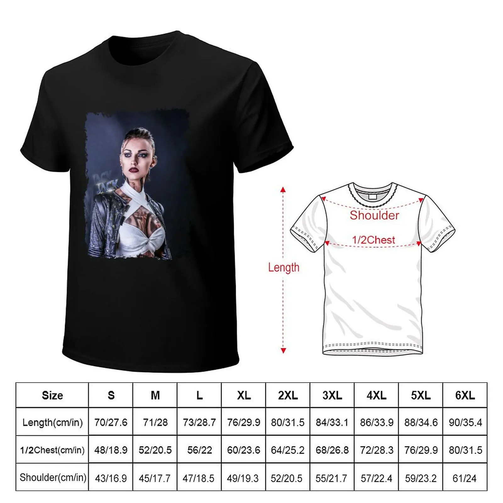 Mass Effect - Jack T-shirt sports fans graphics mens graphic t-shirts anime