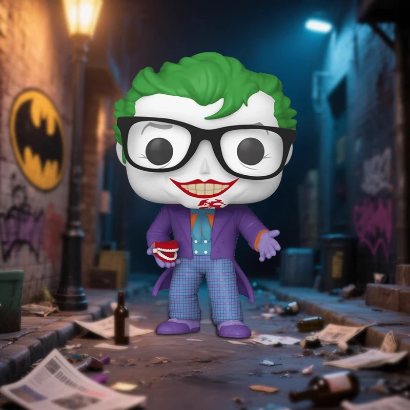 Genuine Edition FUNKO POP《DC Comics' Batman》Joker's Teeth Design Anime Desktop Decoration Ornament Model Toys Collectible Model - Image 3