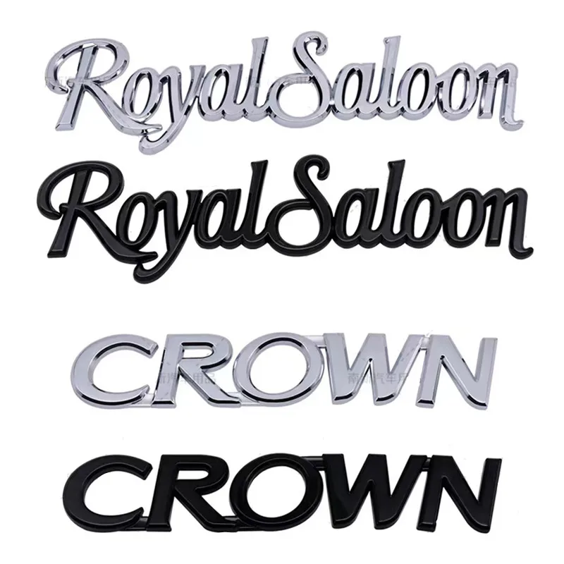 The Royal Saloon CROWN sticker is suitable for personalized modified body stickers for the Crown tail logo