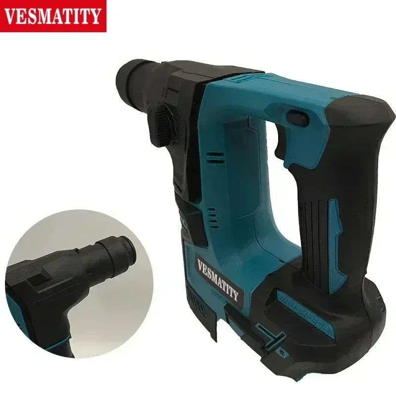 Vesmatity Cordless Brushless Hammer Drill 18V Wireless Electric Drill for Makita 18V Battery High Performance Pro Max Unit