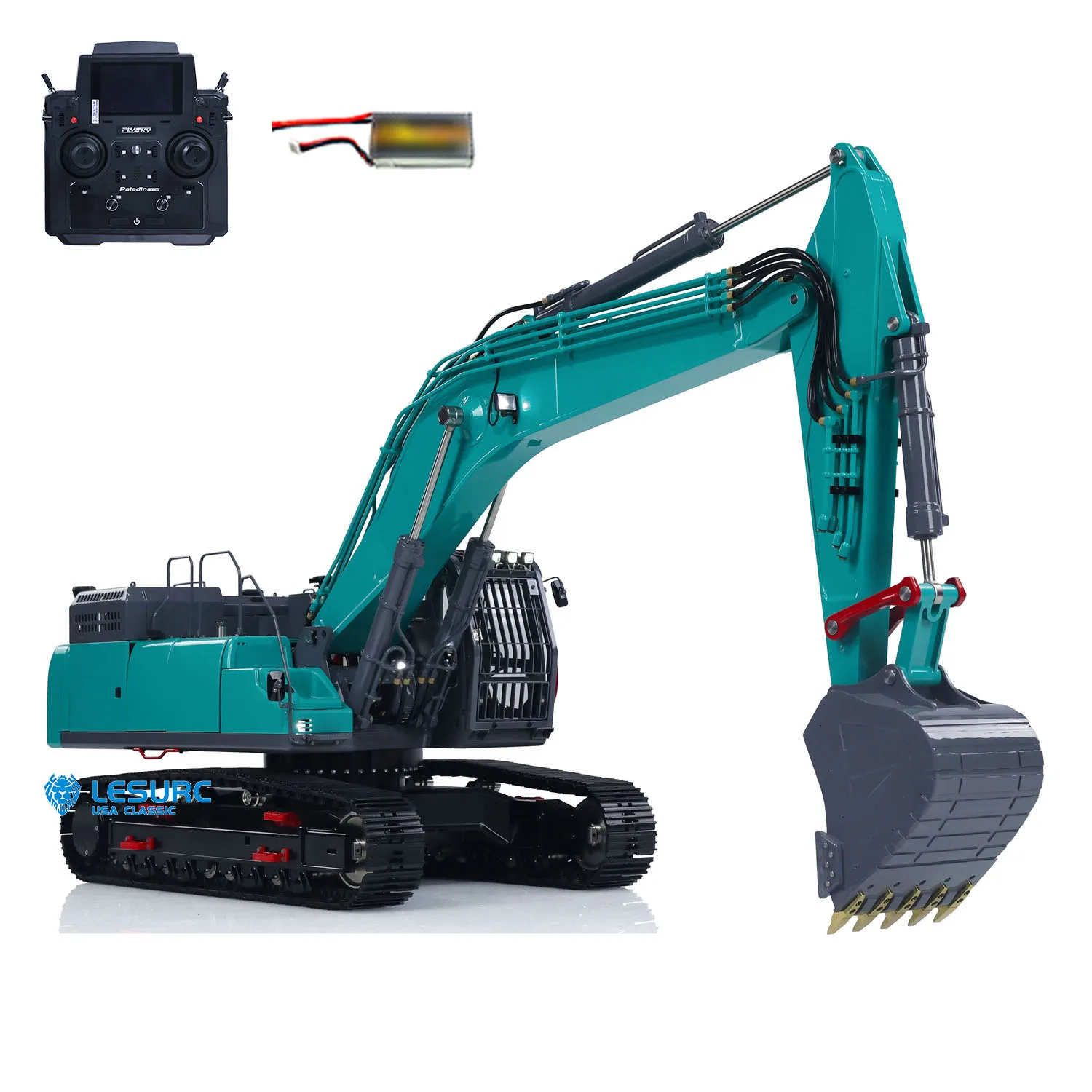 AOUE-SK500 1/14 LESU RC Hydraulic Excavator RTR Radio Tracks Control Painted Diggers Construction Vehicles Metal Model Toys